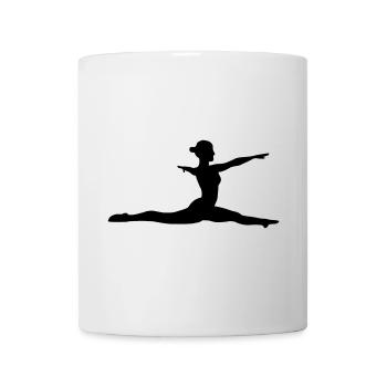 Gymnastic girl - Mug - white - Front