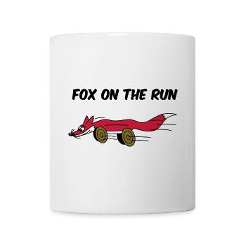 fox on the run - Tasse - Weiß - Vorne