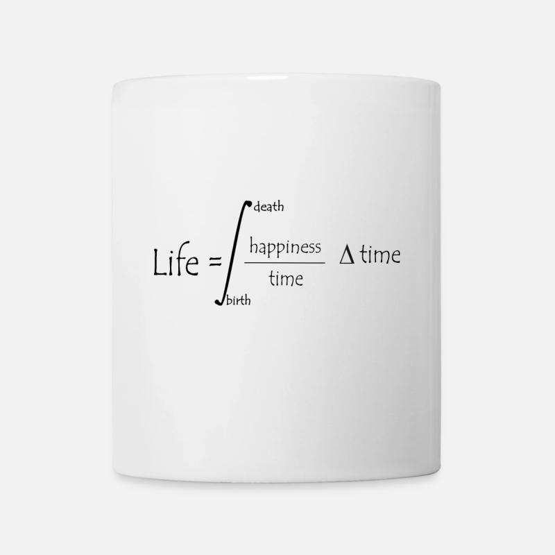 Life equation - Mug blanc - blanc