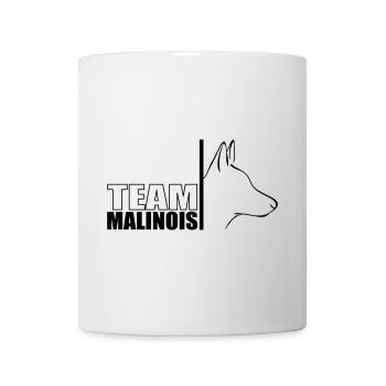TEAM MALINOIS Wilsigns Hundesport Hunde Hund - Tasse - Weiß - Vorne