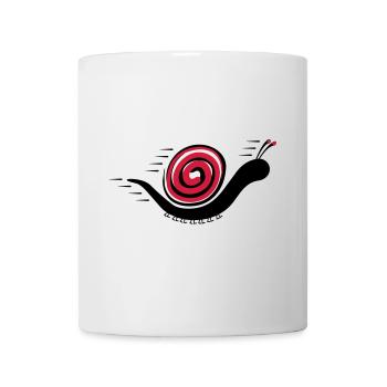 Rennschnecke - Mug blanc - blanc - Devant