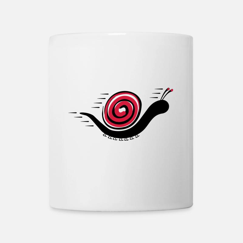Rennschnecke - Mug blanc - blanc
