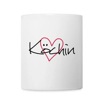 Idée cadeau cuisine coeur hobby chef cuisine - Mug blanc - blanc - Devant