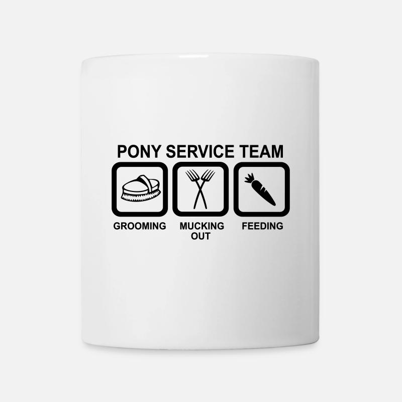 6061912 127024060 Pony - Tasse - Weiß