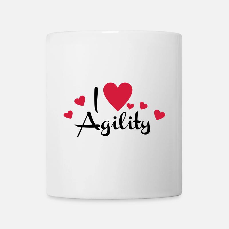 2541614 15923905 agility - Mug blanc - blanc