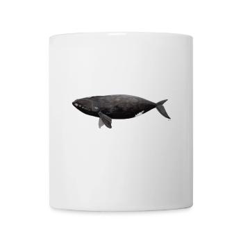 Wal - Balaena glacialis - Glattwal - Tasse - Weiß - Vorne