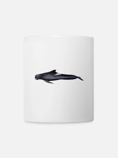 baleine pilote - baleine pilote - globicéphale noir - Mug blanc - blanc