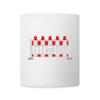 Bau - Tasse - Weiß - Vorne