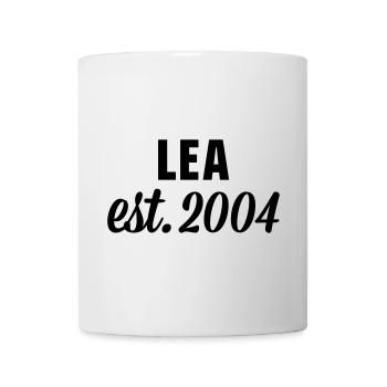 Lea est 2004 - Tasse - Weiß - Vorne
