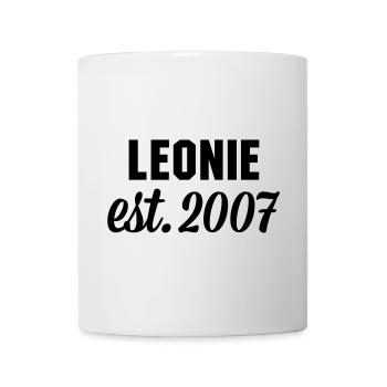 Leonie est 2007 - Tasse - Weiß - Vorne