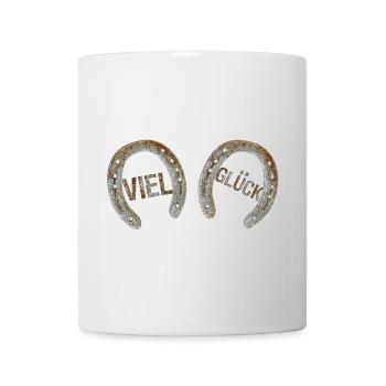 Viel Glück - Tasse - Weiß - Vorne