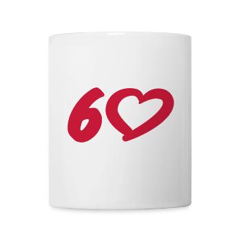 60. Geburtstag - Tasse - Weiß - Vorne