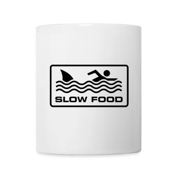 Slow Food - Tasse - Weiß - Vorne