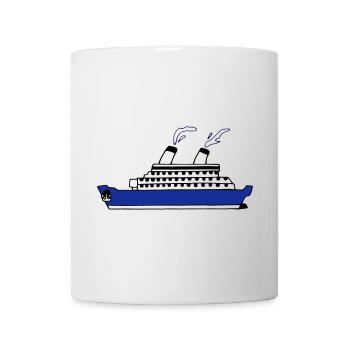 Schiff - Tasse - Weiß - Vorne