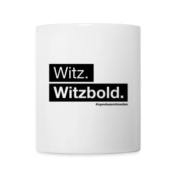 Witz. Witzbold. - Tasse - Weiß - Vorne