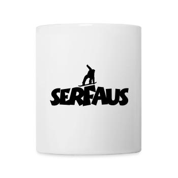 Serfaus Snowboard Snowboarding - Mug blanc - blanc - Devant