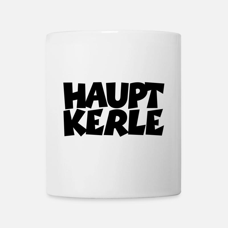 Hauptkerle Schwaben Schwäbisch - Tasse - Weiß