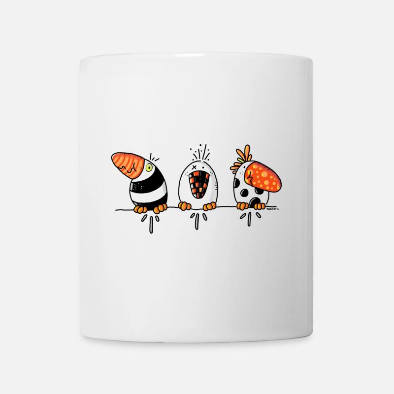 Komische Vögel - Vogel- Vögelchen - Tasse - Weiß