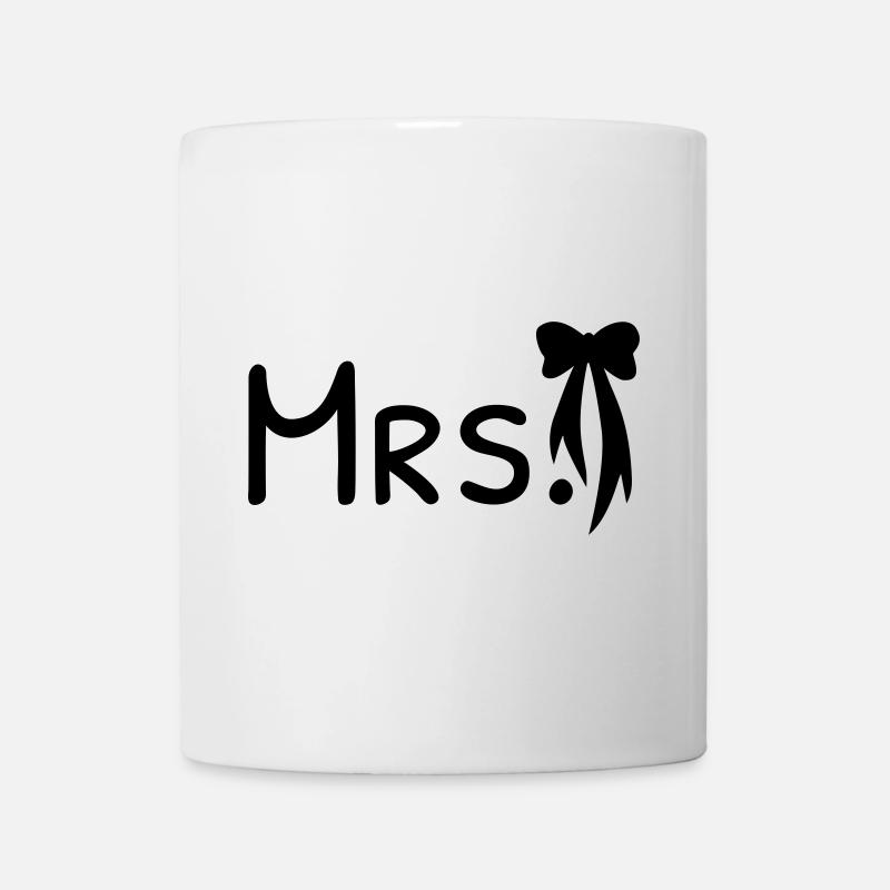 Miss Schleife Braut - Tasse - Weiß