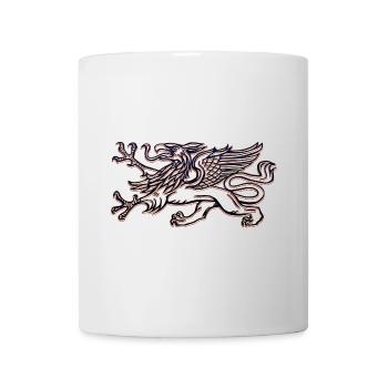 Rostocks Greif in 3D - Tasse - Weiß - Vorne