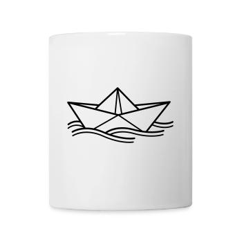 paper boat - Mug - white - Front