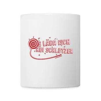Das Leben ist kein Zuckerschlecken - Tasse - Weiß - Vorne