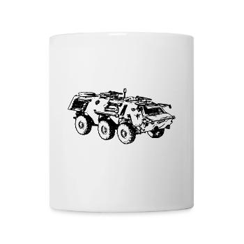 Fuchs Schützenpanzer Bundeswehr - Mug - white - Front