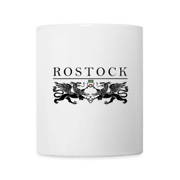 Rostock Greif Doppel - Tasse - Weiß - Vorne