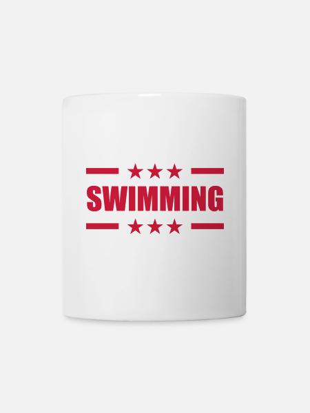 Swimming - Mug blanc - blanc