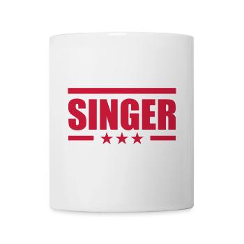 Singer - Mug - white - Front