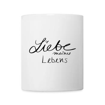 Liebe meines Lebens - Tasse - Weiß - Vorne
