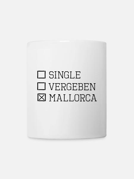 Mallorca single party holiday funny saying - Mug - white