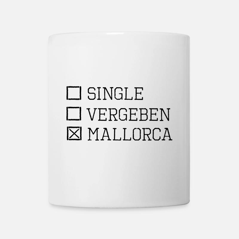 Majorque fête unique vacances énonciation drôle - Mug blanc - blanc
