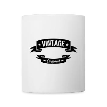vintage - Tasse - Weiß - Vorne