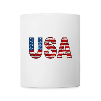 USA - Mug blanc - blanc - Devant