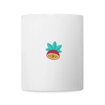 Illustration de fruit de la passion – Motif de fruit d’été - Mug blanc - blanc - Devant