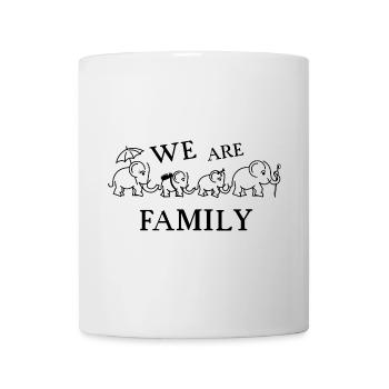 Famille Motif Famille Symbole T-shirt Eléphant - Mug blanc - blanc - Devant