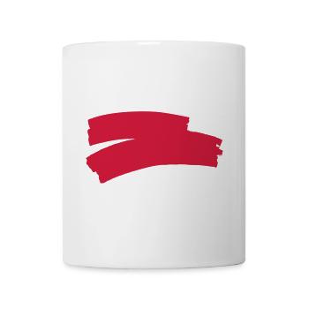 Marqueur 2 plis Chrabel > VECTORGRAPHIC - Mug blanc - blanc - Devant