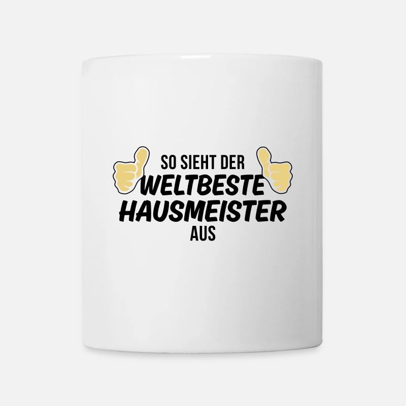 der weltbeste hausmeister - Tasse - Weiß