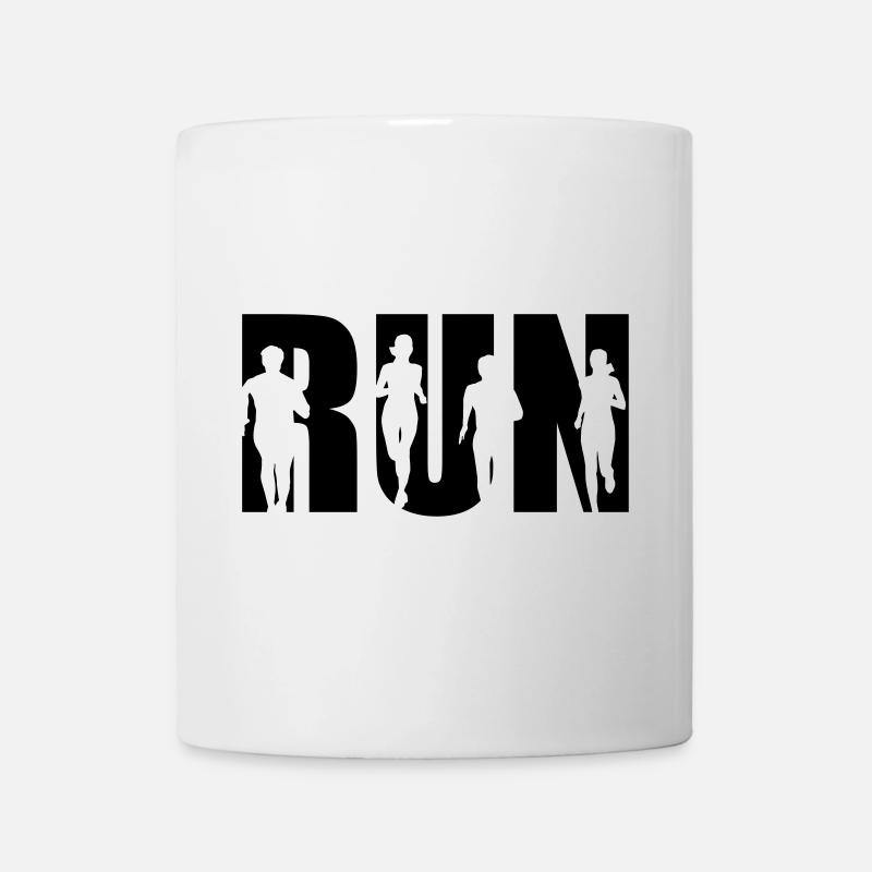Run, Running Team, Runner - Mug blanc - blanc