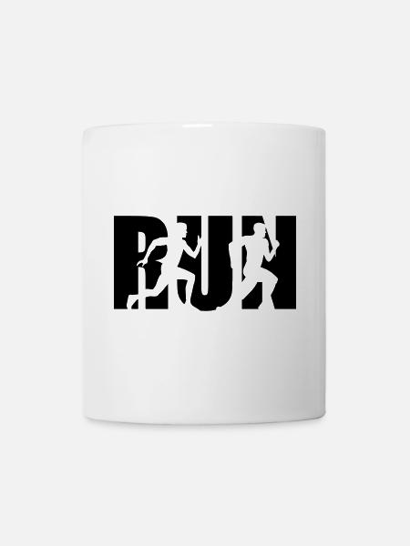 Run, Running, Runner - courir - Mug blanc - blanc