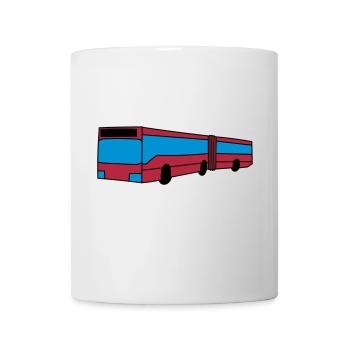 Bus - Tasse - Weiß - Vorne