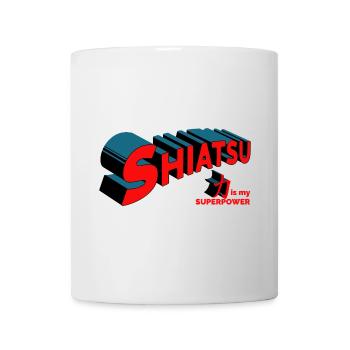 Shiatsu is my Superpower Shiatsu Superkraft - Mug blanc - blanc - Devant