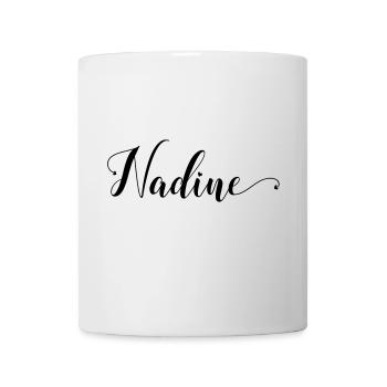 nadine - Tasse - Weiß - Vorne