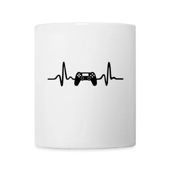 Gaming Heartbeat - Mug blanc - blanc - Devant