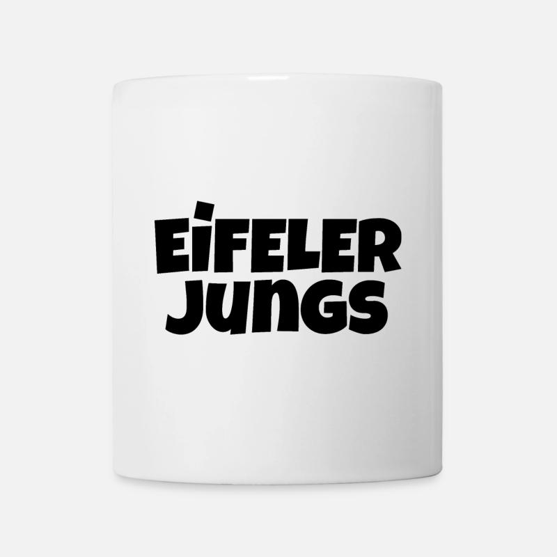 Eifel boys (black) men from the Eifel - Mug - white