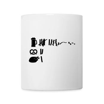 strichliste humor - Tasse - Weiß - Vorne