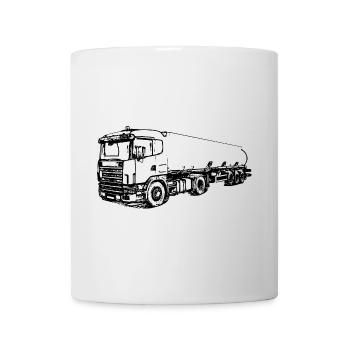 Tanker truck camion ciężarówka tanker truck - Mug - white - Front