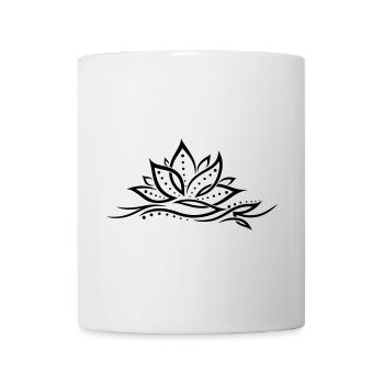 Lotus lotus flower lotus flower yoga - Mug - white - Front