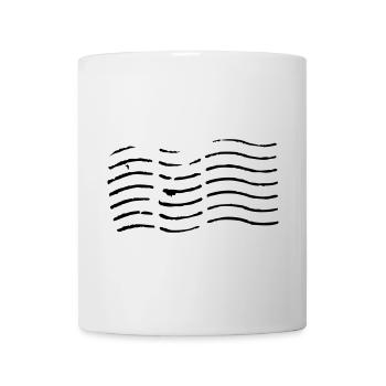 Tampon sale - changement de couleur du motif possible - Mug blanc - blanc - Devant